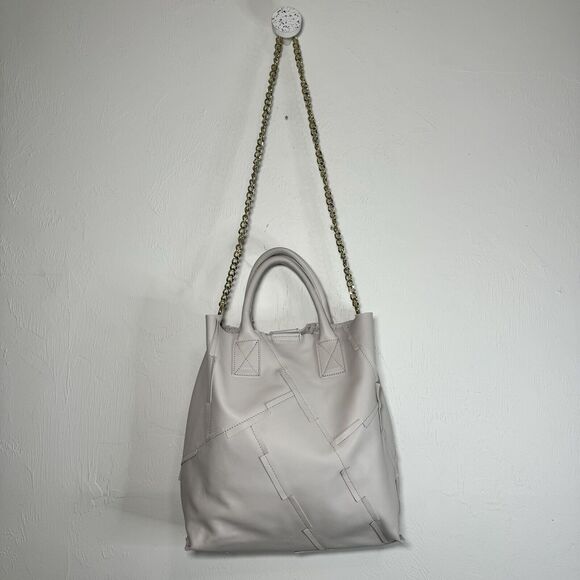 FALOR HAND WOVEN LEATHER SHOULDER BAG PURSE NEW ITALIAN MADE AUTHENTIC - Picture 1 of 6